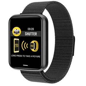 H19 pulseira smart bracelete de metal, pulseira inteligente, monitorador de atividades físicas, batimentos cardíacos