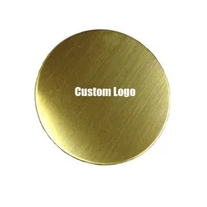 Custom Sheet Metal Brass Discs Square Brass Sheet Plate Round Brass Plate