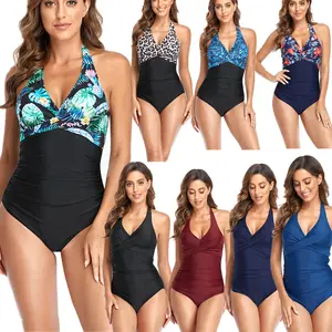 2023 Großhandel xxxxl Plus Size Fancy One Piece Patchwork Sexy Bade bekleidung Bikini Wear Beach wear Sets Badeanzug