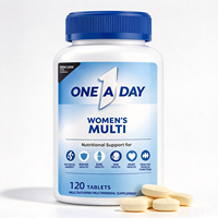 Comprimés multivitaminés quotidiens pour femmes OEM ODM, une comprimé par jour avec biotine, fer, acide folique, calcium, zinc, fabricant sur mesure