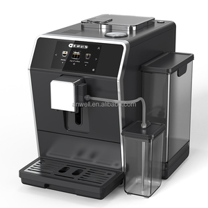 ANWELL Cafetera Comercial Totalmente Automática, Calentamiento Rápido, Espuma de Leche Ajustable, para Uso en Bares, 20 Bares de Presión - Product Image 5