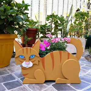 Maceta de Alta Calidad con Forma de Gato, Bonita Maceta Decorativa <span class=keywords><strong>para</strong></span> Jardín, Maceta con Forma de Animal - Product Image 1