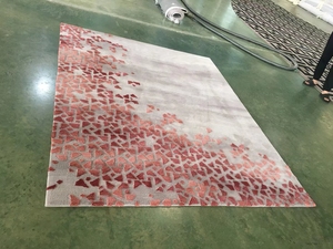 Tapis en laine fait main de luxe, tufté à la main, grande taille, pour salon, chambre à coucher, décoration de sol - Product Image 2
