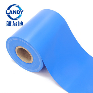 ฟิล์มพีวีซีสีน้ำเงินสำหรับทำเครื่องหมายสระว่ายน้ำ ยี่ห้อแลนดี้ ขนาด 0.25x30 เมตร หนา 1.5 มม. ป้องกันรังสียูวี แบบม้วน สำหรับสระว่ายน้ำ - Product Image 1