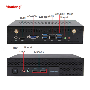 Maxtang Intel <span class=keywords><strong>N5095</strong></span>มินิพีซีพร้อม Ddr4เดี่ยว16GB จอแสดงผลกราฟิก Intel UHD ผ่านทาง VGA HDMI 1LAN 6USB Windows PC เพื่อการศึกษา - Product Image 2