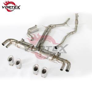 Escape Catback Valvetronic de Alto Rendimiento Vortex SS304 con Downpipe de Ajuste Directo para Porsche Cayenne 2.0T 3.0T 2019-2025 - Product Image 2