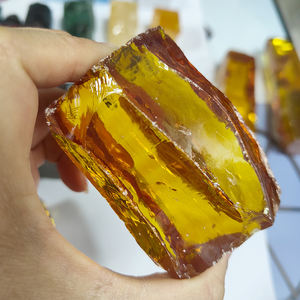 วัสดุเซอร์โคเนียสังเคราะห์แบบไม่เจียระไน สีเหลืองทอง หินดิบ CZ สำหรับทำอัญมณีแบบเม็ดเดี่ยว - Product Image 4