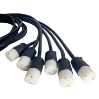 Cable de Conexión Pro Stage de 19 Pines, 2.5mm2, Socapex Macho a Edison Hembra