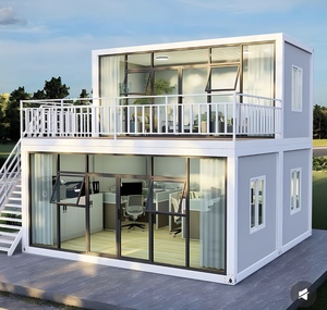 Maisons préfabriquées modernes en conteneurs modulaires en acier, faciles à assembler, pour usage bureautique ou atelier, à <span class=keywords><strong>vendre</strong></span> - Product Image 1