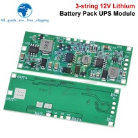 Module d'alimentation sans interruption (ASI) TZT 3S 12V 3A 36W pour batterie au lithium, avec fonctions de charge et de décharge