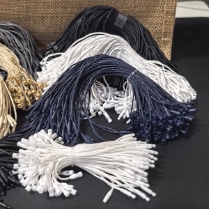 Cuerda colorida para ropa de 20cm de longitud, etiqueta colgante con logotipo personalizado, cuerda de algodón encerado, cuerda para colgar, 1000 piezas por paquete - Product Image 4