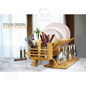 Grand évier de restaurant polyvalent, 2 étages, 3 étages, support mural de séchage de la vaisselle pour la cuisine - Product Image 5