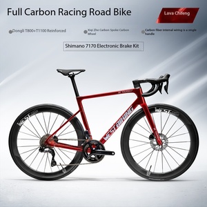 Bicicleta de Carretera de Fibra de Carbono Premium, Frenos de Disco Hidráulicos 105, Juego de Ruedas de Carbono de 12 Velocidades, Bicicleta Urbana para Ciclismo Profesional - Product Image 1