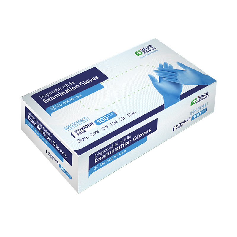 Disposable Medical Use Nitrile Gloves Powder-free Civil Use Doctor Use Examination Nitrile Gloves