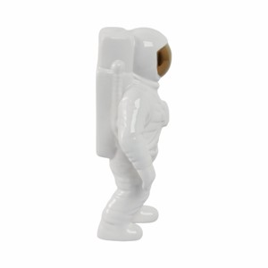 Statua in Ceramica di Astronauta, Scultura Decorativa Moderna per Casa, Ufficio, Bagno, Soggiorno - Product Image 3