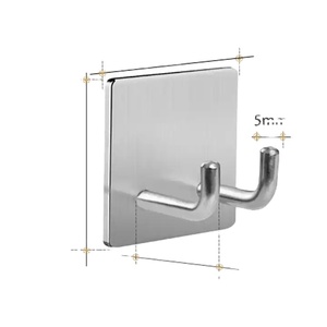 Ganci adesivi pesanti da parete ganci da <span class=keywords><strong>doccia</strong></span> Caddy gancio per asciugamani da bagno - Product Image 1