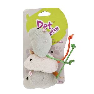 Manufacturer Custom Made Interactive Pet <b>Toy</b> Soft Plush Catnip Chewing <b>Toy</b> with Feather and Wood Cartoon Style for <b>Cats</b> 10.8cm - Product Image 3