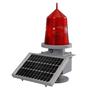 Baliza de Navegación Solar Tgz 155, Luz de Señalización Ferroviaria Roja IP65 - Product Image 2
