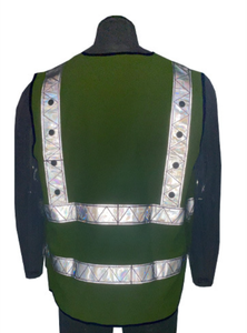 Gilet riflettente a emissione di luce a LED per rete elettrica da costruzione e abbigliamento di sicurezza da lavoro per <span class=keywords><strong>uniformi</strong></span> e abiti da lavoro - Product Image 2