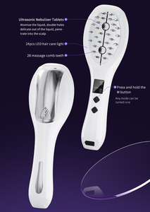 Sisir Pertumbuhan Rambut Elektrik Terlaris 2025 Terapi Cahaya Merah Sisir Pijat Kulit Kepala Elektrik Sisir Elektrik untuk Pertumbuhan Rambut - Product Image 3