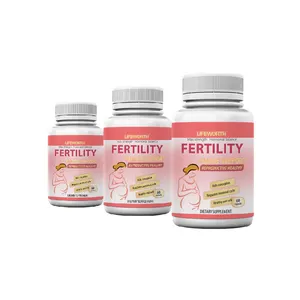 Lifeworth Female Fertility Tablet Natural Cleaning Womb Herbs Pills Detox Fertility Capsule For Women Having Baby