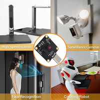 Caméra de drone USB à prix abordable avec mini objectif grand angle à focale fixe, capteur d'image CMOS HD haute vitesse 1080p sur carte PCB
