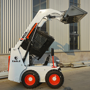 Miễn phí vận chuyển DIESEL mini loader 750kg EPA Euro 5 động cơ Nhỏ Gọn Mini Skid chỉ đạo 4*4 kết thúc trước loader với đóng cabin - Product Image 6