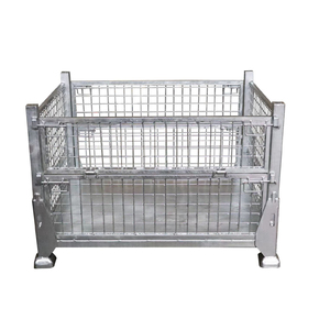 כלוב stackable stackable stackable עבור מחסן אחסון כבד כבד כלוב פלדה אחסון מיכל מיכל oem - Product Image 1