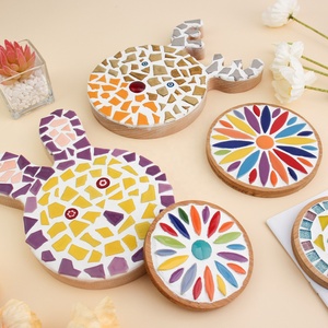 Suministros para manualidades esmaltadas populares, <span class=keywords><strong>azulejos</strong></span> de mosaico irregulares de cerámica Diy <span class=keywords><strong>rotos</strong></span> para Artes y manualidades - Product Image 5