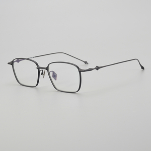 Kacamata gaya klasik uniseks Titanium murni OEM dengan kacamata bingkai kacamata penjualan terbaik Titanium optik logo kustom - Product Image 5