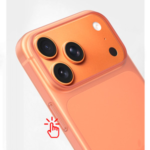 Coque arrière rigide ultra-fine et souple en PP semi-transparente mate pour Apple iPhone 17 Air Pro Max - Product Image 5