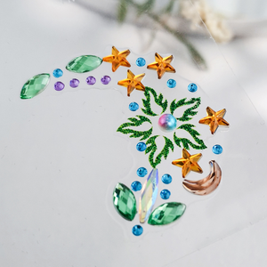 สติ๊กเกอร์ติดตา แต่งหน้า <span class=keywords><strong>ลาย</strong></span>เพชร รูปพระจันทร์ ดาว ผีเสื้อ 3 มิติ ประดับเพชร สำหรับงานปาร์ตี้ งานแสดงบนเวที สติ๊กเกอร์<span class=keywords><strong>ลาย</strong></span><span class=keywords><strong>สัก</strong></span> - Product Image 1