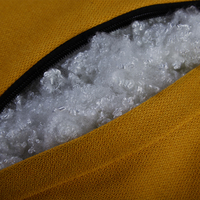 Recycled PET Fiber 3D Flame Retardant 100% Polyester Hollow Staple Fiber for Spinning Home Furnishings GRS/OEKO TEX 100