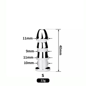 Tapón Uretral de Acero Inoxidable Acanalado FRRK, Juguetes Sexuales para Retrasar la Eyaculación para Hombres, Talla XXL, Productos para Masturbación Masculina - Product Image 3