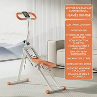 Máquina de Escalar Plegable de Acero para Ejercicio en Casa, Escaladora Pequeña con Pedales para Rehabilitación Estacionaria