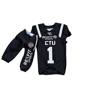 Custom American Football Uniforms Sublimated Adult Team Jerseys and <b>Pants</b> <b>Padded</b> Practice Game Wear Manufacturer - Product Image 1