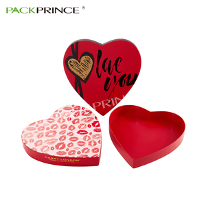 Lujo Premium personalizado impreso Rosa de embalaje de regalo reciclar cartón de papel rojo en forma de corazón caja de <span class=keywords><strong>flores</strong></span> - Product Image 6