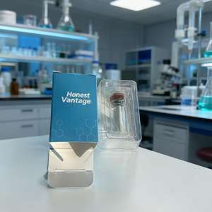 Caja para viales de péptidos personalizados de 3 ml y 5 ml, solo para uso en investigación, viales con etiqueta y bandeja. - Product Image 4