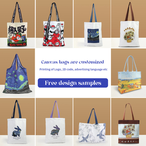 Gahumi Sac fourre-tout en toile personnalisé de haute qualité Sac à provisions vierge à bas prix avec poche pour usage personnel Vente en gros - Product Image 5