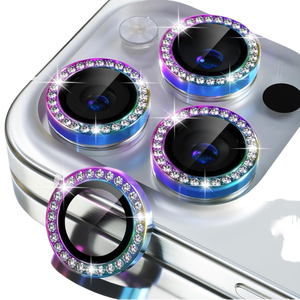 Protector de lente de cámara Glister Bling de fácil instalación para teléfono móvil <span class=keywords><strong>iPhone</strong></span> <span class=keywords><strong>12</strong></span> 13 14 15 16 17 Pro Max Plus - Product Image 3