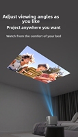 Neu eingetroffen: 4K A10 Mini Smart Projektor Android 4K Tragbarer Mini HD Video Projektor WLAN Heimkino Smart Beamer