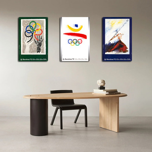 Póster de Metal a la moda de estilo único, arte de pared para oficina o Club, España, <span class=keywords><strong>Barcelona</strong></span> 92, juegos deportivos de verano, cartel de chapa, placa de Metal abstracta - Product Image 2
