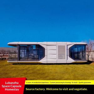 Capsule spatiale B&B en vedette, résistante au vent, avec climatisation centrale, salle de bain, vue mobile sur l'hôtel, B&B - Product Image 1