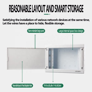 Caja Metálica LYX1-03AX para Redes de TV y Módulos Telefónicos, Montaje Empotrado, Centro de Señal Compacto, Caja para Hogar Inteligente - Product Image 4