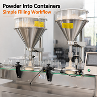 Macchina Automatica Verticale per il Confezionamento di Polveri come Latte, Spezie, Proteine, Caffè e Farina con Sistema di Controllo Touch Screen