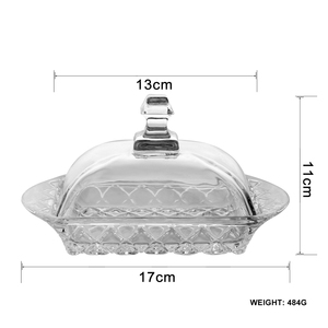 Boîte à <span class=keywords><strong>beurre</strong></span> en verre, fournitures de <span class=keywords><strong>restaurant</strong></span>, beurriers, beurriers - Product Image 3