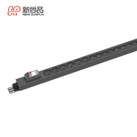 6 8 10 20 24 Way Power Distribution Unit Server Rack Cabinet Mount Pdu Panel 1U Socket for Cabinet Equipment Management