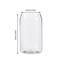 Tasses à boire en plastique incassables sans BPA sans tige Bière Café glacé Mocktails Cocktails Eau gazeuse Thé glacé Bars Fête