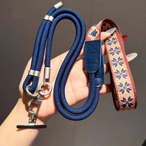 Fashionable vintage hanging string Patterned mobile phone <b>lanyard</b> Cross-body strap and adjustable design Strong collar rope - Product Image 4