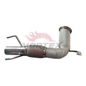 Tubo de Escape de Alto Flujo Vortex de Acero Inoxidable con Acabado Espejo de 1.5 mm de Espesor para Cooper Serie 1 F56 X1 F48 2.0T 2014-2024 - Product Image 4